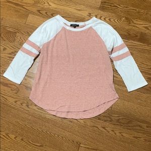 Cropped long sleeve juniors t-shirt